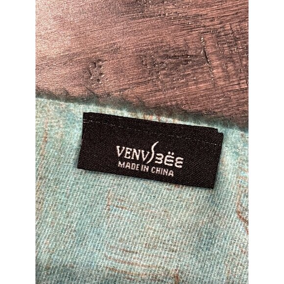 Van Gogh Sunflowers Print Shawl Wrap Scarf With Fringe Edges Lightweight & Versa - Picture 7 of 8